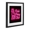 Stupell Industries Pink Pony Club Neon Framed Print Under Glass, design by Grotto Studios